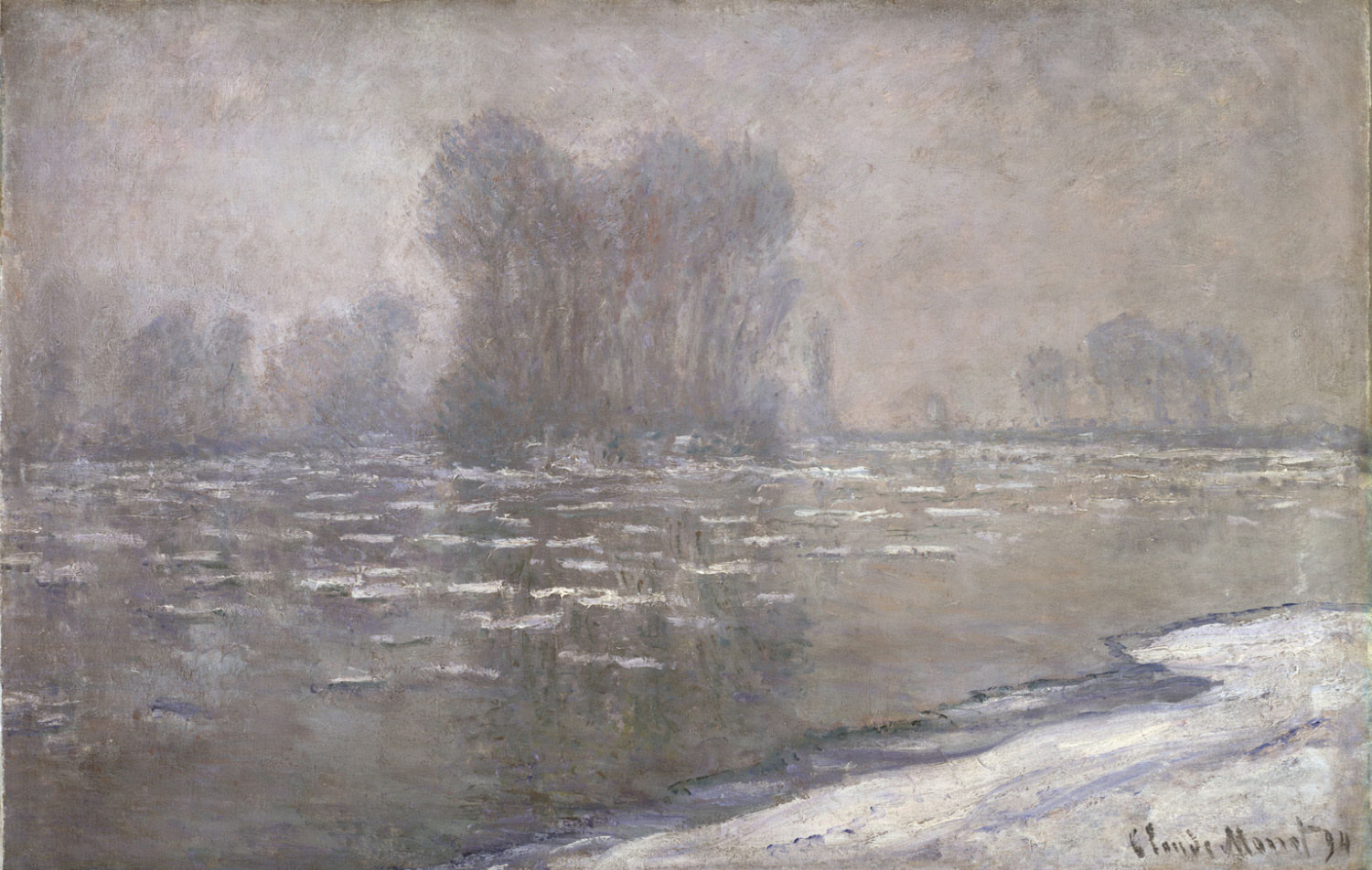 Ice Floes, Misty Morning 1894